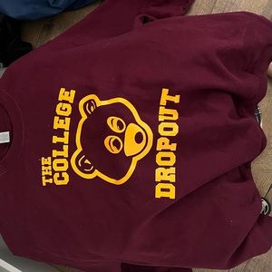 Kanye West “The college Dropout” sweatshirt.